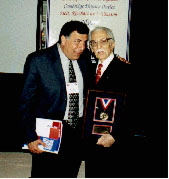 Dr. Jbeily and Michel Halbouty